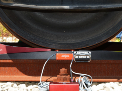 Sistema de pesaje portátil para trenes en vía ferroviaria para el mantenimiento ferroviario